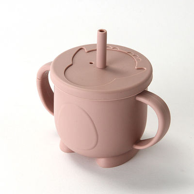 食品級シリコン キッズカップ 楽しいセーフ 12*7*10cm オーダーメイドオプション