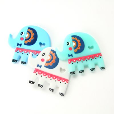 品質  Elephant Food Grade Silicone Baby Teether BPA Free With Customize Logo 工場
