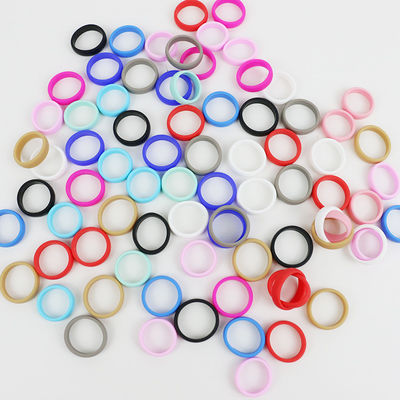 品質  BPA Free Food Grade Silicone Rubber O Rings Chewable For Children Girls 工場