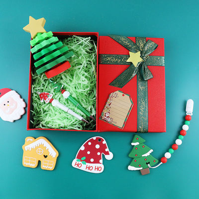 BPAの自由な赤ん坊のシリコーンのおもちゃ、子供おしゃぶりのためのクリスマス ツリーのスタッカー