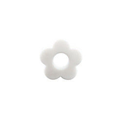 DIYの調停者クリップ咀嚼のネックレスのための花の穴のシリコーンの歯生期のビード4.5cm