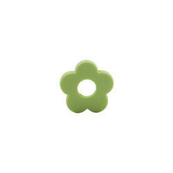 DIYの調停者クリップ咀嚼のネックレスのための花の穴のシリコーンの歯生期のビード4.5cm