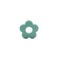 DIYの調停者クリップ咀嚼のネックレスのための花の穴のシリコーンの歯生期のビード4.5cm