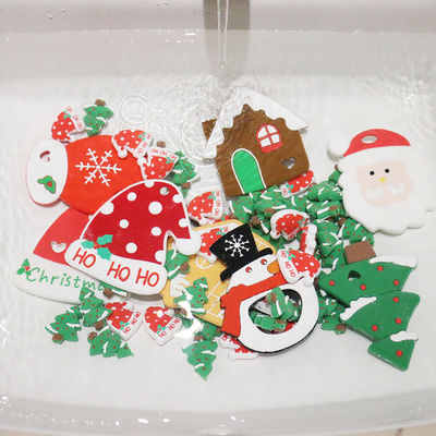 DIYの調停者の鎖のネックレスのための小型食品等級のクリスマスのシリコーンのビード