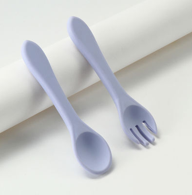 と支持できる食品等級のシリコーンの赤ん坊の供給のスプーンはロゴをカスタマイズする