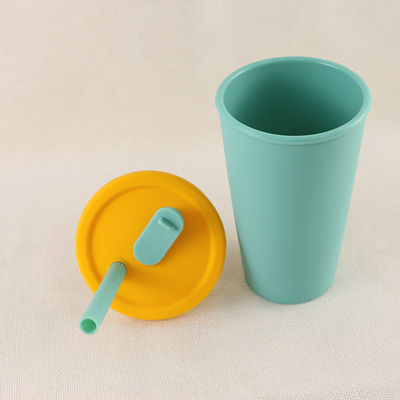 旅行キャンプのわらのふたが付いている折りたたみシリコーンのコーヒー カップ350ml