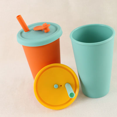 旅行キャンプのわらのふたが付いている折りたたみシリコーンのコーヒー カップ350ml