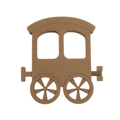 有毒なネックレスのおもちゃのための小さい列車のシリコーンの赤ん坊おしゃぶり非