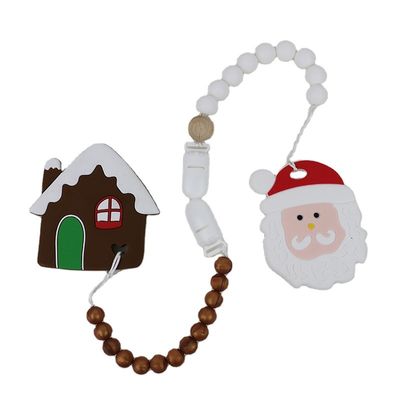 DIYのシリコーンのクリスマス ツリーおしゃぶりの歯生期のための安全で柔らかいゴム製 ビード