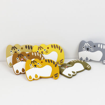 幼児の歯生期のために自由な動物猫の子ネコのシリコーンの赤ん坊おしゃぶり BPA