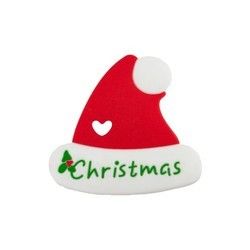 赤ん坊の歯生期のために多彩なクリスマスのジンジャーブレッド人の柔らかいシリコーンおしゃぶり