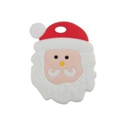 赤ん坊の歯生期のために多彩なクリスマスのジンジャーブレッド人の柔らかいシリコーンおしゃぶり