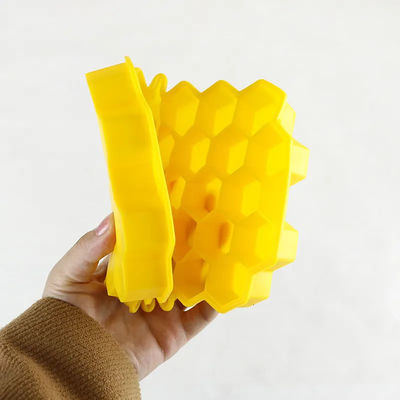 食品等級のアイス・キューブのシリコーンは皿BPAの自由な蜜蜂の巣を形づける37細胞を形成する