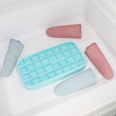 DIYはアイスキャンデーの氷Lollyのアイス クリームのためのシリコーン型を個人化した