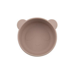 可愛いアニメ デザイン熊 パンダ形 ベビー シリコン 食器 無味 オーダーメイド ロゴ