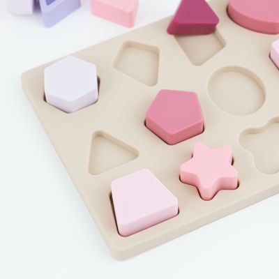 子供の教育のために友好的な幾何学的な形のシリコーンの困惑BPA自由なエコ