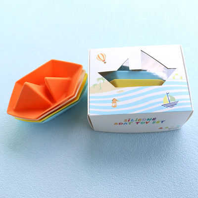 浮遊Bathのシリコーンのボート セット水はBpaの自由な食品等級をもてあそぶ