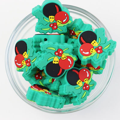 カスタム クリスマス シリコン 焦点珠