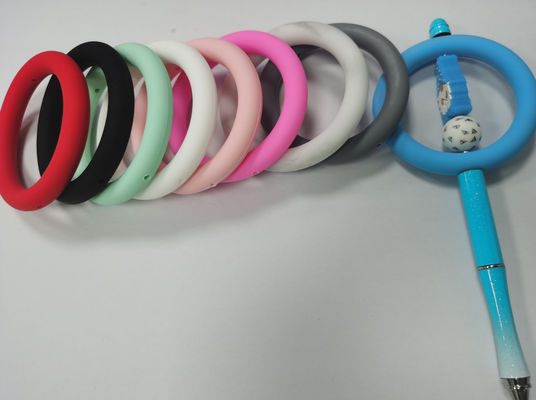 無毒なシリコーンのOリングの焦点ビードBPA自由なDIYのkeychainの装飾