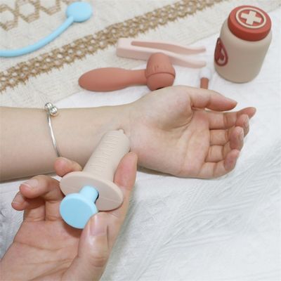 ODM シリコン 赤ちゃん用 おもちゃ 医者の役割 機能 8 パーツ 役割 機能