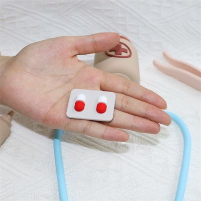 ODM 赤ちゃん シリコン 玩具 環境に優しい MOQ 100 BPA 無料 子供 シリコン 医者のキット