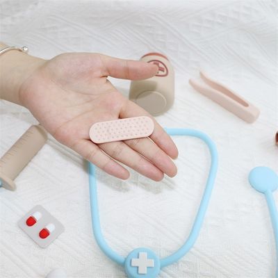 ODM 赤ちゃん シリコン 玩具 環境に優しい MOQ 100 BPA 無料 子供 シリコン 医者のキット
