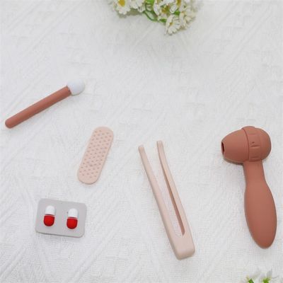 204g シリコン 医者のおもちゃセット 子供用の医療用ケース