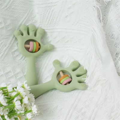 ODM ベビー シリコン 玩具 年齢 赤ちゃん 子供 子供 クラッチ パーム 形