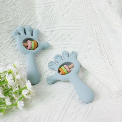 ODM ベビー シリコン 玩具 年齢 赤ちゃん 子供 子供 クラッチ パーム 形