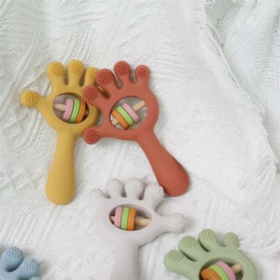 ODM ベビー シリコン 玩具 年齢 赤ちゃん 子供 子供 クラッチ パーム 形