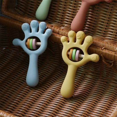 ODM ベビー シリコン 玩具 年齢 赤ちゃん 子供 子供 クラッチ パーム 形
