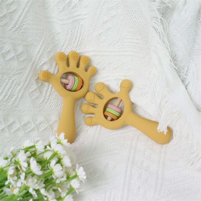 ODM ベビー シリコン 玩具 年齢 赤ちゃん 子供 子供 クラッチ パーム 形