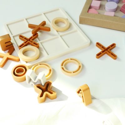 年齢層 1-4 シリコン パズル 認知発達を促進 教育 シリコン XO パズル 玩具