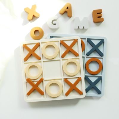 年齢層 1-4 シリコン パズル 認知発達を促進 教育 シリコン XO パズル 玩具