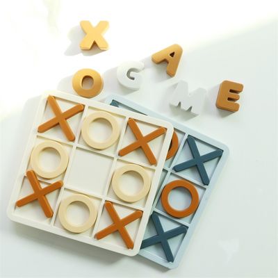 年齢層 1-4 シリコン パズル 認知発達を促進 教育 シリコン XO パズル 玩具