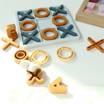 年齢層 1-4 シリコン パズル 認知発達を促進 教育 シリコン XO パズル 玩具