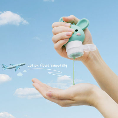 卸売 90ML ポータブルリーク防止 圧縮可能な化粧品 コンテナ 旅行用キット シリコン シャンプー 旅行用ボトル トイレット用品セット
