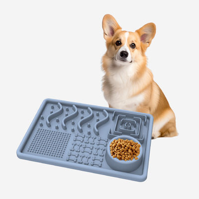 無毒 オーダーメイド シリコン 犬 ペット フィッダー ゆっくりと 噛む 食べ物 水皿 ボウル