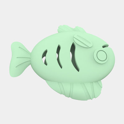 食品用シリコン 猫 ミント ボール 魚形 玩具 ペット 玩具 インタラクティブ ボール 歯 掃除 ペット 玩具 アクセサリー