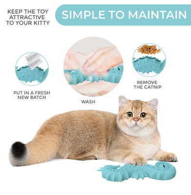 BPA のないシリコン 海馬 ペット 玩具 パズル スローフィッダー&歯歯 噛む玩具 犬&猫