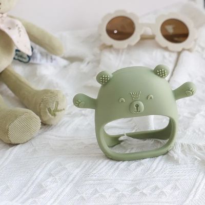 PAISEN カスタム 柔らかい歯具 玩具 歯磨き手袋 新生児 BPA 無料 赤ちゃん シリコン 歯磨き手袋