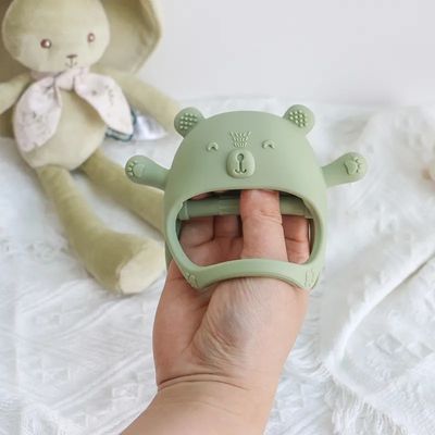 PAISEN カスタム 柔らかい歯具 玩具 歯磨き手袋 新生児 BPA 無料 赤ちゃん シリコン 歯磨き手袋