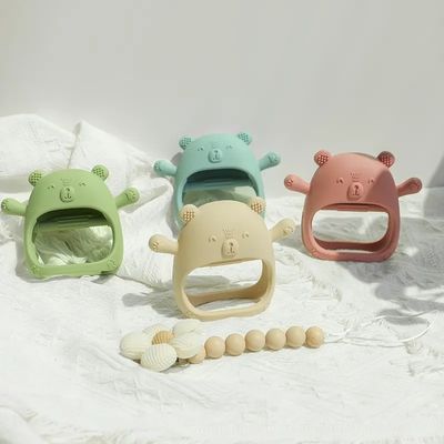 PAISEN カスタム 柔らかい歯具 玩具 歯磨き手袋 新生児 BPA 無料 赤ちゃん シリコン 歯磨き手袋