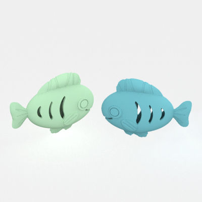 BPAフリー食品グレード シリコン ペット 犬訓練 魚形玩具 スナック ゆっくり漏れ シリコン フィッダー 魚玩具