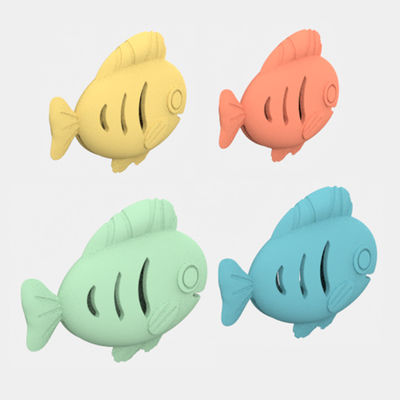 BPAフリー食品グレード シリコン ペット 犬訓練 魚形玩具 スナック ゆっくり漏れ シリコン フィッダー 魚玩具