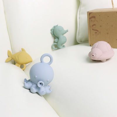 カスタム 人気 シリコン 海洋 動物 オクトポス 魚 カメ 海馬 子供 赤ちゃん 浴具 ギフト セット 水スプレー スクイッシー