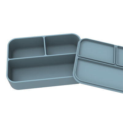 食品級 シリコン サラダ ランチ 容器 再利用可能 BPA 無 電子レンジ 安全 防滑 機能 0-1L 容量