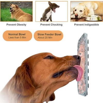 PAISEN カスタム シリコン ペット 犬 リック パッド マット 犬の健康的な栄養のための掃除に簡単な吸い込みカップ 猫 ペット ボウル 飼料