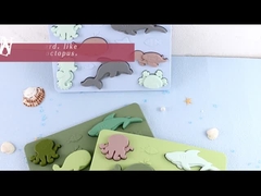 注文のシリコーンMontessoriは子供の幼稚園のための困惑を形づける