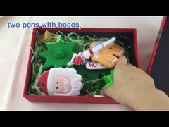 OEMの食品等級の赤ん坊のシリコーンはクリスマス ツリーの積み重ねのために友好的なEcoをもてあそぶ